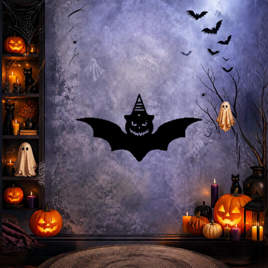 Cuadro Halloween — Pack 3 Murciélagos para Muro