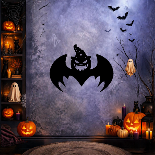 Cuadro Halloween — Pack 3 Murciélagos para Muro