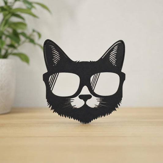 Cuadro Gato con Lentes de Sol 3 — otra vista