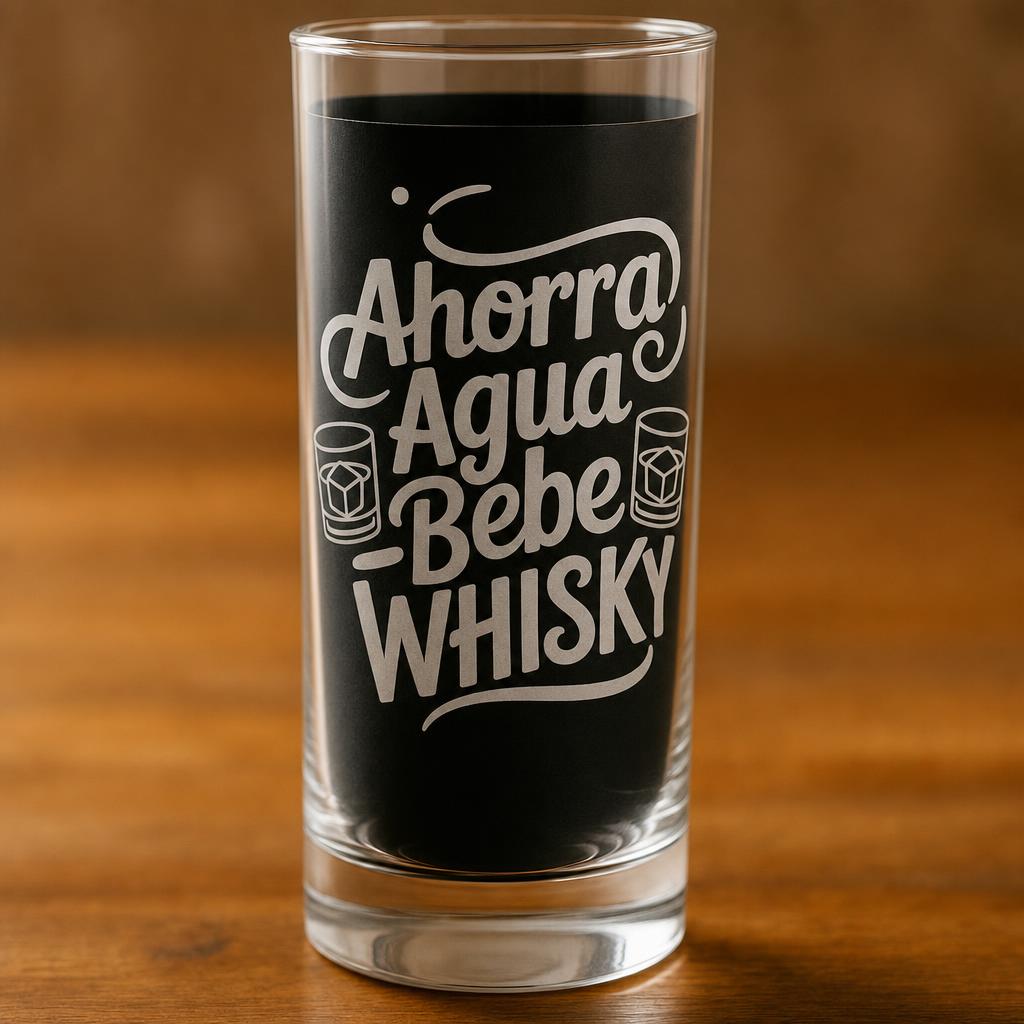 Vaso Ahorra Agua Bebe Whisky
