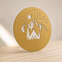Cuadro Aventura Personalizado — Dorado
