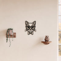 Cuadro Gato con Anteojos