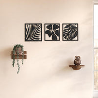 Triptico Botanico Hojas y Flor
