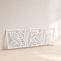 Triptico de Hojas Formato Rectangular — Blanco