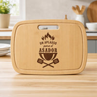 Tabla Un Aplauso Para El Asador — Horizontal
