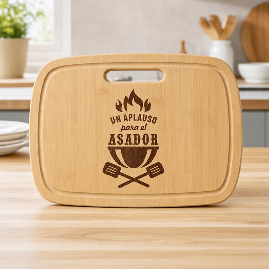 Tabla Un Aplauso Para El Asador — Horizontal