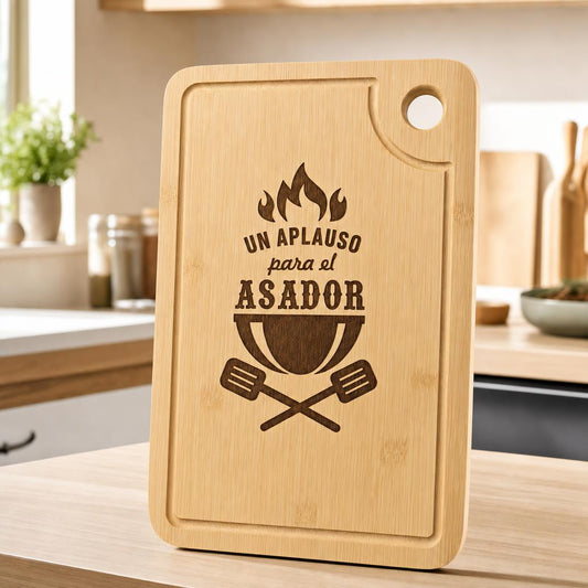 Tabla Un Aplauso Para El Asador — Vertical