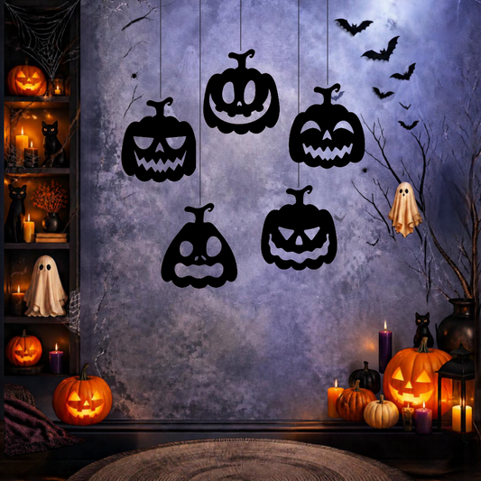Pack Halloween — 6 Calabazas con Cara