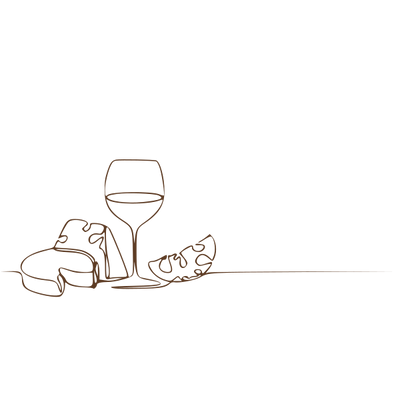 Copa De Vino Y Queso