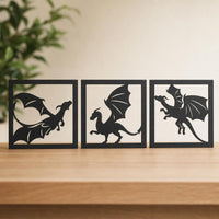 Tríptico Dragones — otra vista