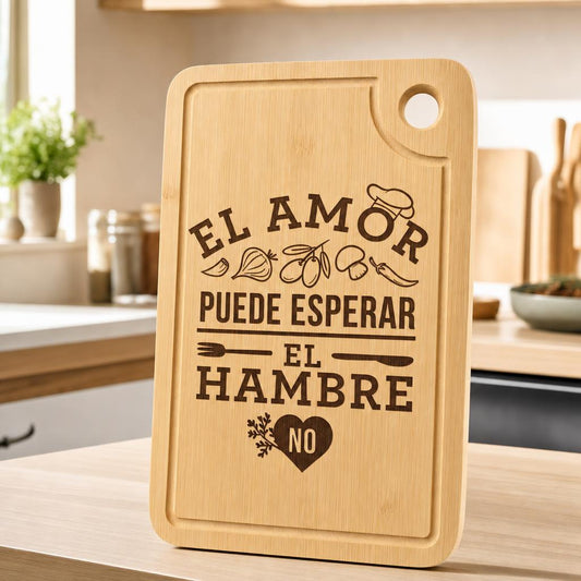 Tabla El Amor Puede Esperar El Hambre No — Vertical