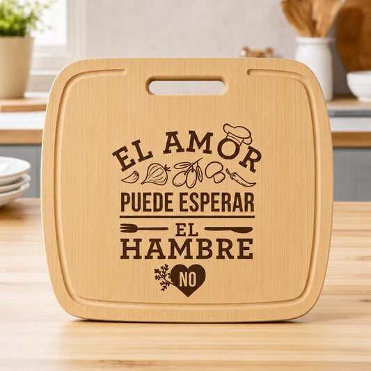 El Amor Puede Esperar El Hambre No — Horizontal (margen corregido)