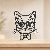 Cuadro Gato con Anteojos — otra vista