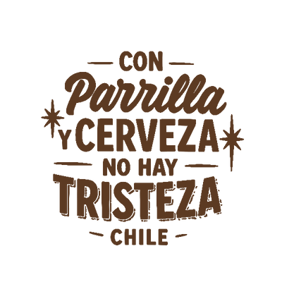 Con Parrilla Y Cerveza No Hay Tristeza