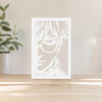 Cuadro Retrato Intenso — Blanco