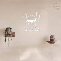 Cuadro Stitch — Blanco
