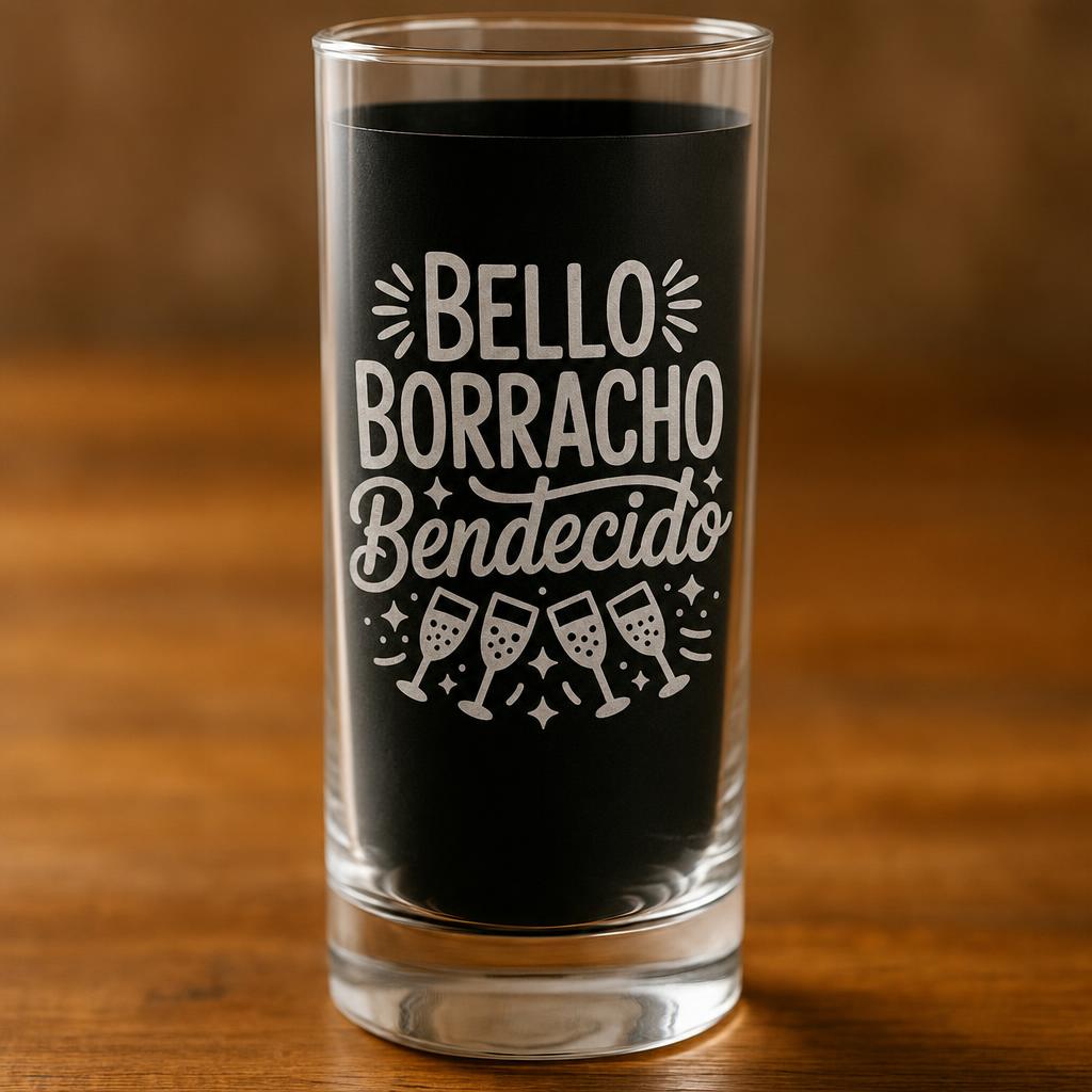 Vaso Bello Borracho Bendecido