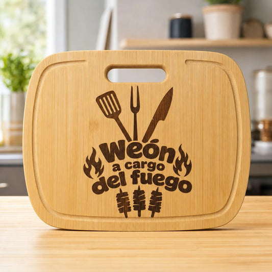 Tabla Weón a Cargo del Fuego — Redondo